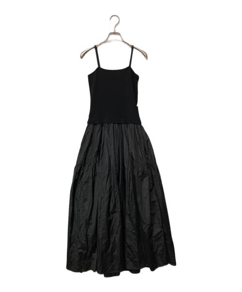 FRAY ID（フレイ アイディー）FRAY ID (フレイ アイディー) ノースリーブ・キャミソールワンピース ブラック サイズ:FREE 未使用品の古着・服飾アイテム