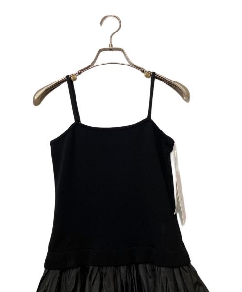 FRAY ID（フレイ アイディー）FRAY ID (フレイ アイディー) ノースリーブ・キャミソールワンピース ブラック サイズ:FREE 未使用品の古着・服飾アイテム