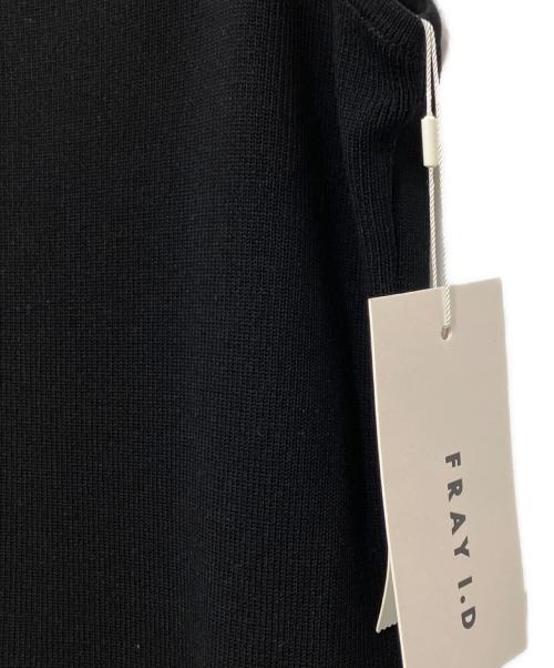 FRAY ID（フレイ アイディー）FRAY ID (フレイ アイディー) ノースリーブ・キャミソールワンピース ブラック サイズ:FREE 未使用品の古着・服飾アイテム