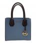 MICHAEL KORS（マイケル・コース）の古着「2WAYバッグ」｜ブルー×ブラウン