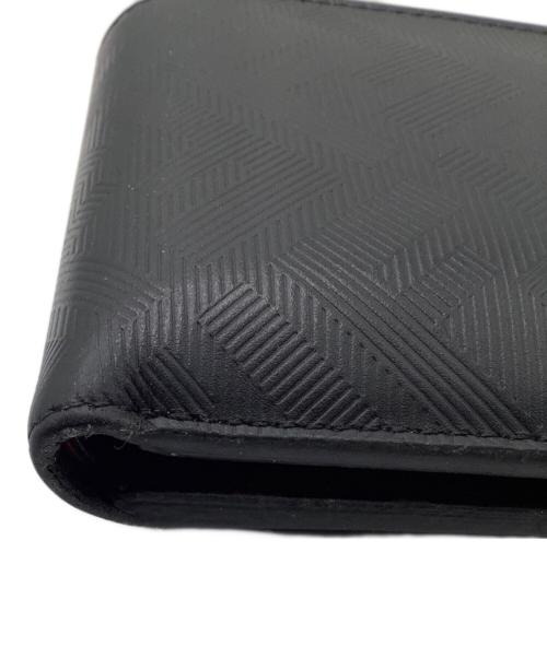 FENDI（フェンディ）FENDI (フェンディ) 2つ折り財布 ブラック×レッドの古着・服飾アイテム