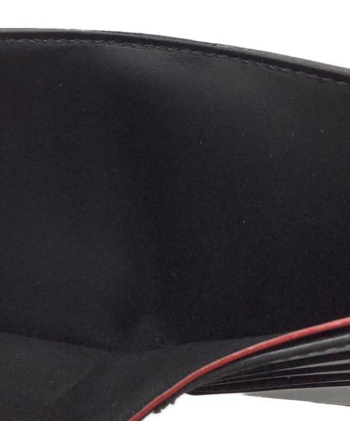 FENDI（フェンディ）FENDI (フェンディ) 2つ折り財布 ブラック×レッドの古着・服飾アイテム