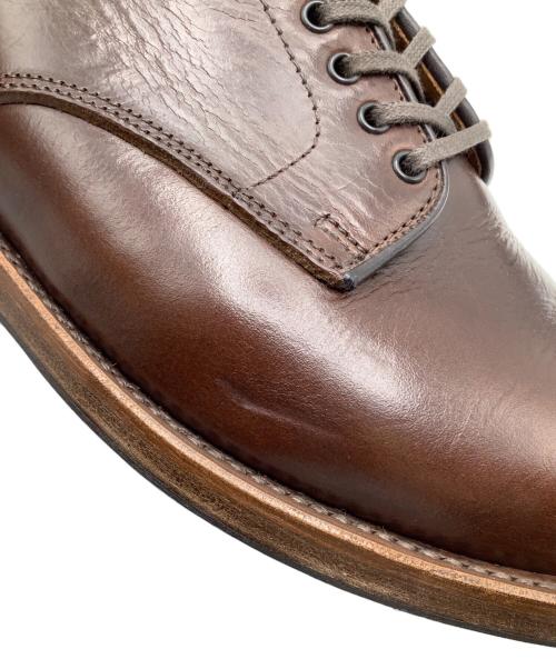 WHEEL ROBE（ウィールローブ）WHEEL ROBE (ウィールローブ) レザーシューズ ブラウン サイズ:７1/2の古着・服飾アイテム