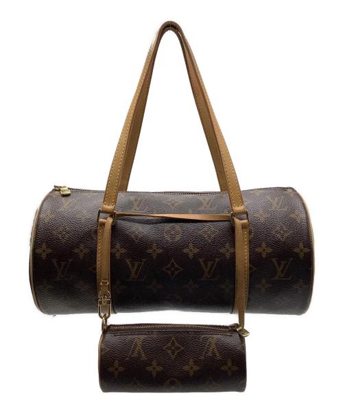 LOUIS VUITTON（ルイ ヴィトン）LOUIS VUITTON (ルイ ヴィトン) モノグラム　パピヨン30　ハンドバッグ ブラウンの古着・服飾アイテム