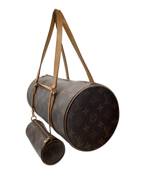 LOUIS VUITTON（ルイ ヴィトン）LOUIS VUITTON (ルイ ヴィトン) モノグラム　パピヨン30　ハンドバッグ ブラウンの古着・服飾アイテム