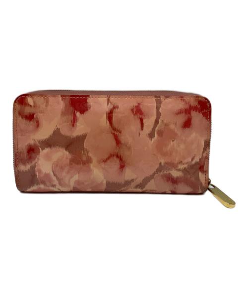 LOUIS VUITTON（ルイ ヴィトン）LOUIS VUITTON (ルイ ヴィトン) ヴェルニ イカットフラワー　ジッピーウォレット ローズヴェルール　長財布 ピンクの古着・服飾アイテム