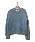 NOMANUALノーマニュアル）の古着「厚手ニット」｜スカイブルー