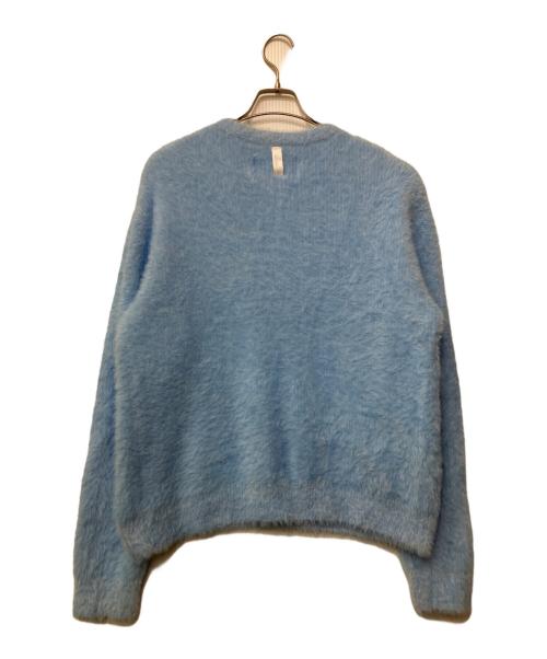 NOMANUAL（ノーマニュアル）NOMANUAL (ノーマニュアル) 厚手ニット スカイブルー サイズ:Sの古着・服飾アイテム
