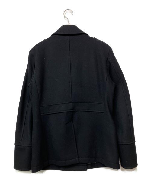 BURBERRY BLACK LABEL（バーバリーブラックレーベル）BURBERRY BLACK LABEL (バーバリーブラックレーベル) Pコート ブラック サイズ:Lの古着・服飾アイテム