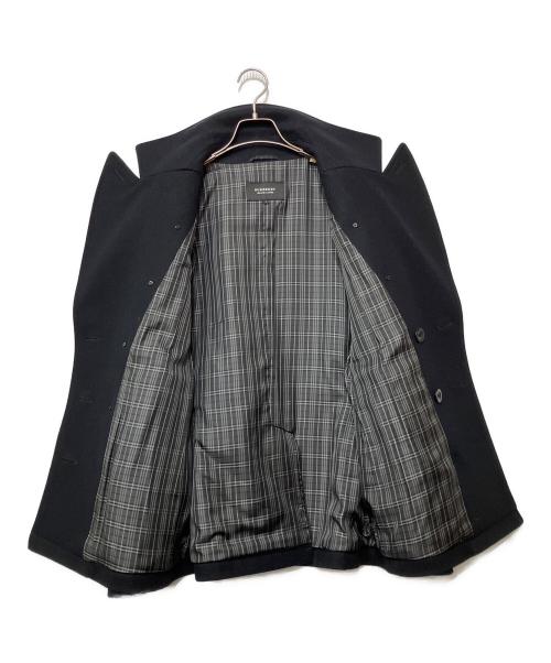 BURBERRY BLACK LABEL（バーバリーブラックレーベル）BURBERRY BLACK LABEL (バーバリーブラックレーベル) Pコート ブラック サイズ:Lの古着・服飾アイテム