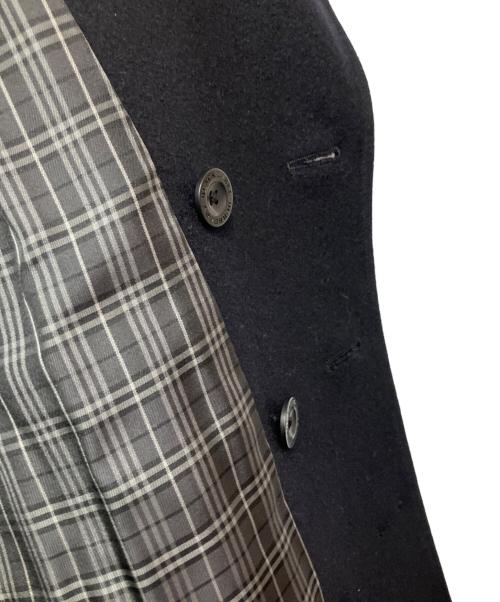 BURBERRY BLACK LABEL（バーバリーブラックレーベル）BURBERRY BLACK LABEL (バーバリーブラックレーベル) Pコート ブラック サイズ:Lの古着・服飾アイテム