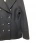 中古・古着 BURBERRY BLACK LABEL (バーバリーブラックレーベル) Pコート ブラック サイズ:L：9000円