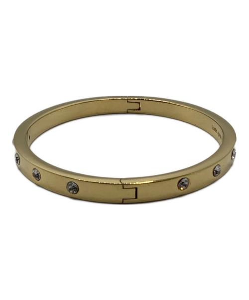 Kate Spade（ケイトスペード）Kate Spade (ケイトスペード) セット イン ストーン ヒンジド バングル ゴールドの古着・服飾アイテム
