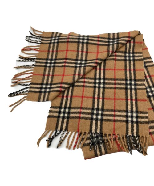 Burberry's（バーバリー）Burberry's (バーバリーズ) マフラー ブラウンの古着・服飾アイテム