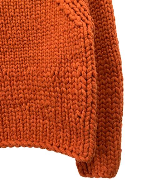 YOKE（ヨーク）YOKE (ヨーク) no. (ナンバー) 厚手ニット オレンジ サイズ:FREEの古着・服飾アイテム