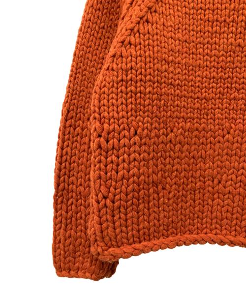 YOKE（ヨーク）YOKE (ヨーク) no. (ナンバー) 厚手ニット オレンジ サイズ:FREEの古着・服飾アイテム
