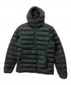 Patagoniaパタゴニア）の古着「M’s Down Sweater Hoody P/O」｜ブラック