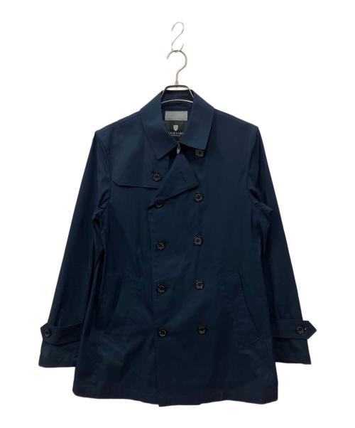 BLACK LABEL CRESTBRIDGE（ブラックレーベル クレストブリッジ）BLACK LABEL CRESTBRIDGE (ブラックレーベル クレストブリッジ) トレンチコート ネイビー サイズ:Lの古着・服飾アイテム