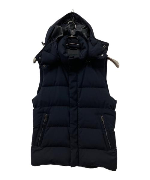 BLACK LABEL CRESTBRIDGE（ブラックレーベル クレストブリッジ）BLACK LABEL CRESTBRIDGE (ブラックレーベル クレストブリッジ) ダウンベスト ネイビー サイズ:Lの古着・服飾アイテム