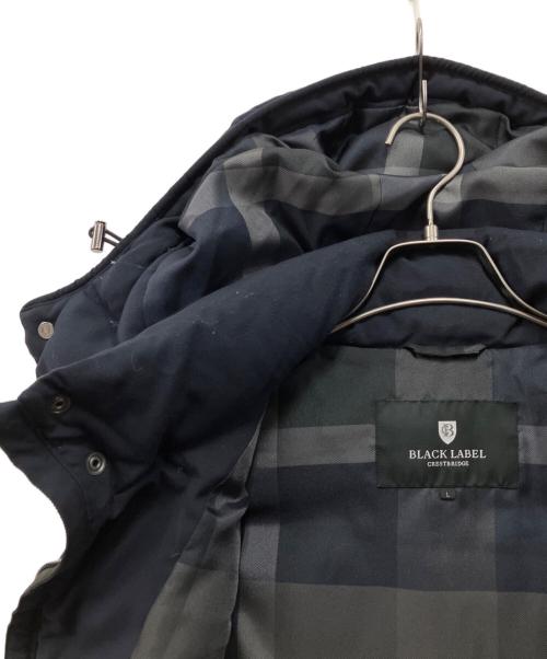 BLACK LABEL CRESTBRIDGE（ブラックレーベル クレストブリッジ）BLACK LABEL CRESTBRIDGE (ブラックレーベル クレストブリッジ) ダウンベスト ネイビー サイズ:Lの古着・服飾アイテム