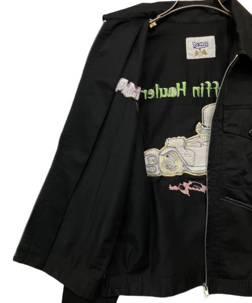 SPACENIK（スペースニック）SPACENIK (スペースニック) ジップジャケット ブラック サイズ:Mの古着・服飾アイテム