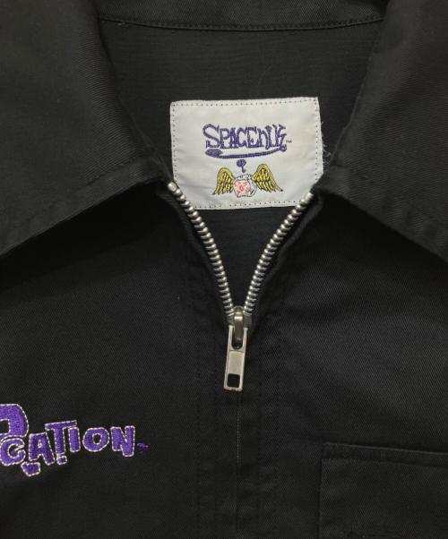 SPACENIK（スペースニック）SPACENIK (スペースニック) ジップジャケット ブラック サイズ:Mの古着・服飾アイテム