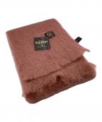 MANTAS EZCARAYマンタスエスカレイ）の古着「モヘア混マフラー」｜ピンク