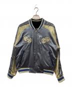 爆裂爛漫娘バクレツランマンムスメ）の古着「リバーシブルスカジャン」｜グレー×ブラック