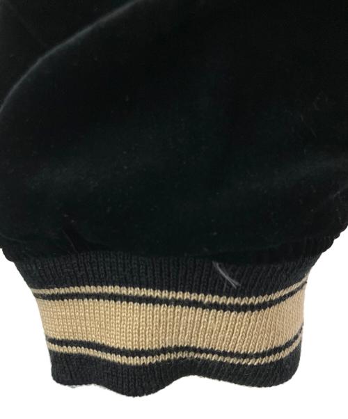 爆裂爛漫娘（バクレツランマンムスメ）爆裂爛漫娘 (バクレツランマンムスメ) リバーシブルスカジャン グレー×ブラック サイズ:42の古着・服飾アイテム