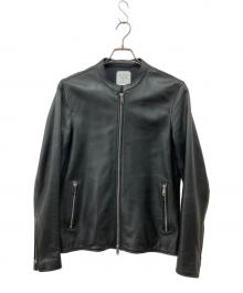 UNITED TOKYO（ユナイテッドトーキョー）の古着「ラムレザーシングルライダースジャケット」｜ブラック