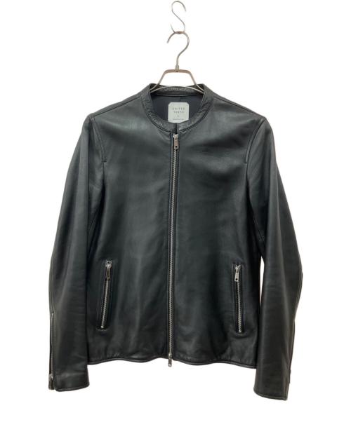 UNITED TOKYO（ユナイテッドトーキョー）UNITED TOKYO (ユナイテッドトーキョー) ラムレザーシングルライダースジャケット ブラック サイズ:2の古着・服飾アイテム
