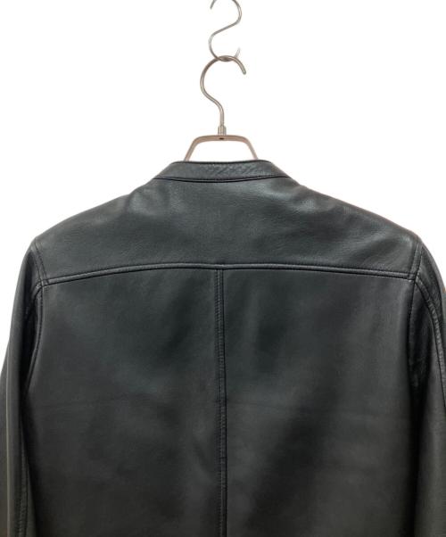 UNITED TOKYO（ユナイテッドトーキョー）UNITED TOKYO (ユナイテッドトーキョー) ラムレザーシングルライダースジャケット ブラック サイズ:2の古着・服飾アイテム