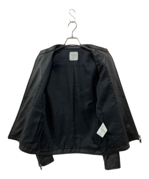 UNITED TOKYO（ユナイテッドトーキョー）UNITED TOKYO (ユナイテッドトーキョー) ラムレザーシングルライダースジャケット ブラック サイズ:2の古着・服飾アイテム