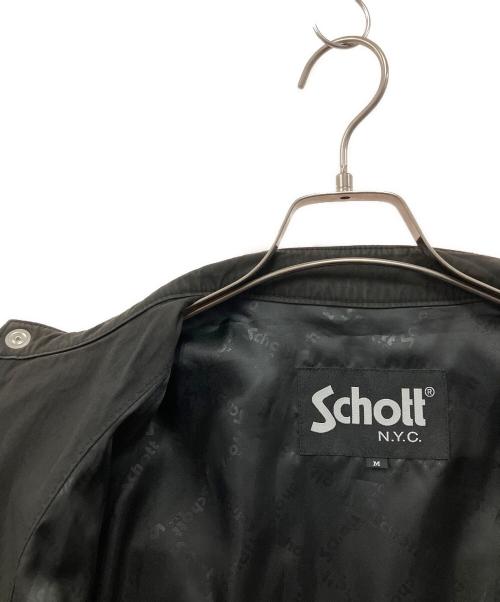 Schott（ショット）Schott (ショット) シングルライダースジャケット ブラック サイズ:Mの古着・服飾アイテム