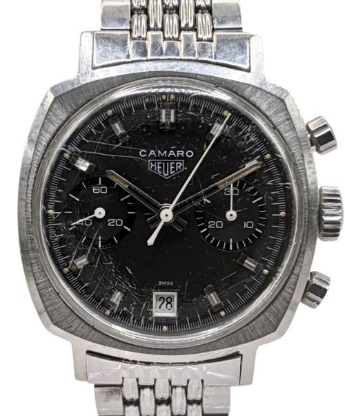 HEUER（ホイヤー）HEUER (ホイヤー) Camaro カマロ 36mm ヴィンテージウォッチ シルバー文字盤 サイズ:36.0mm/17.5cmの古着・服飾アイテム