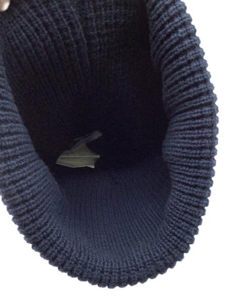 WTAPS（ダブルタップス）WTAPS (ダブルタップス) ニット帽 ネイビーの古着・服飾アイテム