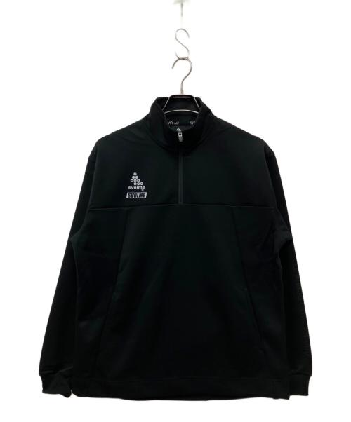 svolme（スボルメ）SVOLME (スボルメ) ハーフジップスウェット ブラック サイズ:L 未使用品の古着・服飾アイテム