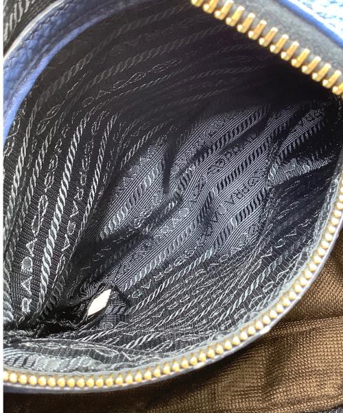 PRADA（プラダ）PRADA (プラダ) ショルダーバッグ ブルーの古着・服飾アイテム