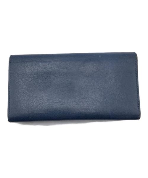 BALENCIAGA（バレンシアガ）BALENCIAGA (バレンシアガ) ジャイアントマネー　長財布 ブルーの古着・服飾アイテム