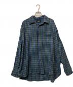 UNUSEDアンユーズド）の古着「長袖シャツ」｜ブルー