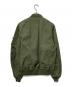 ALPHA (アルファ) ミリタリージャケット オリーブ サイズ:L：7000円