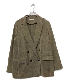 R’IAM-PLAGE（リアムプラージュ）の古着「テーラードジャケット」｜ベージュ