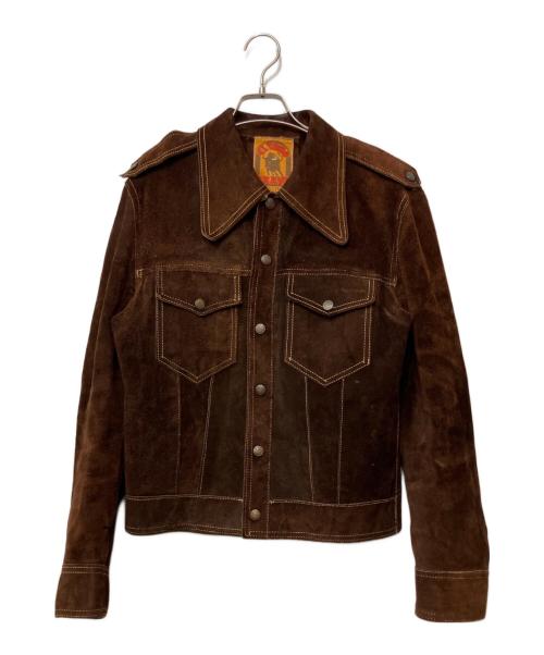 ELTORO BRAVO（ELTORO BRAVO）eltoro bravo (ELTORO BRAVO) レザージャケット ブラウン サイズ:36の古着・服飾アイテム