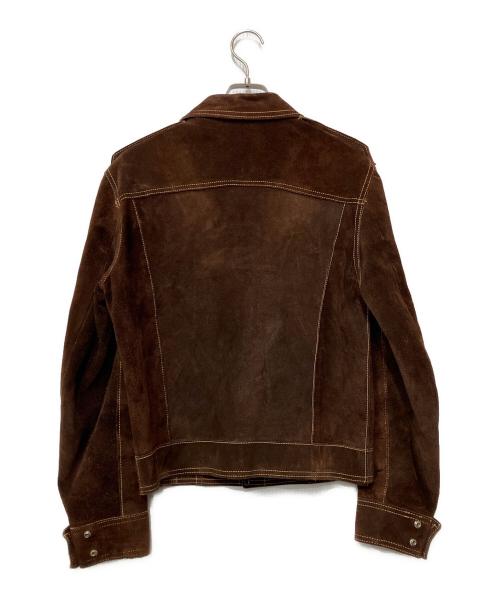 ELTORO BRAVO（ELTORO BRAVO）eltoro bravo (ELTORO BRAVO) レザージャケット ブラウン サイズ:36の古着・服飾アイテム