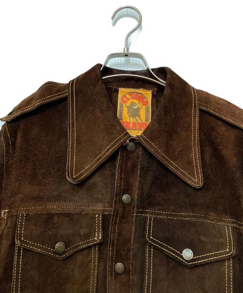 ELTORO BRAVO（ELTORO BRAVO）eltoro bravo (ELTORO BRAVO) レザージャケット ブラウン サイズ:36の古着・服飾アイテム