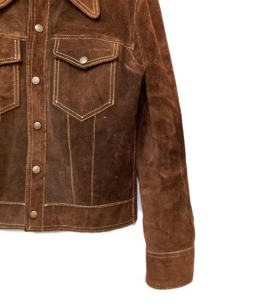 ELTORO BRAVO（ELTORO BRAVO）eltoro bravo (ELTORO BRAVO) レザージャケット ブラウン サイズ:36の古着・服飾アイテム