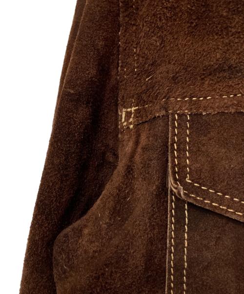 ELTORO BRAVO（ELTORO BRAVO）eltoro bravo (ELTORO BRAVO) レザージャケット ブラウン サイズ:36の古着・服飾アイテム