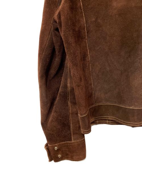 ELTORO BRAVO（ELTORO BRAVO）eltoro bravo (ELTORO BRAVO) レザージャケット ブラウン サイズ:36の古着・服飾アイテム