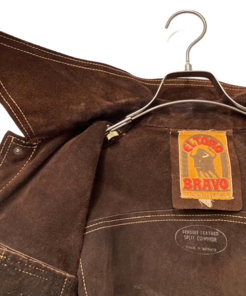 ELTORO BRAVO（ELTORO BRAVO）eltoro bravo (ELTORO BRAVO) レザージャケット ブラウン サイズ:36の古着・服飾アイテム