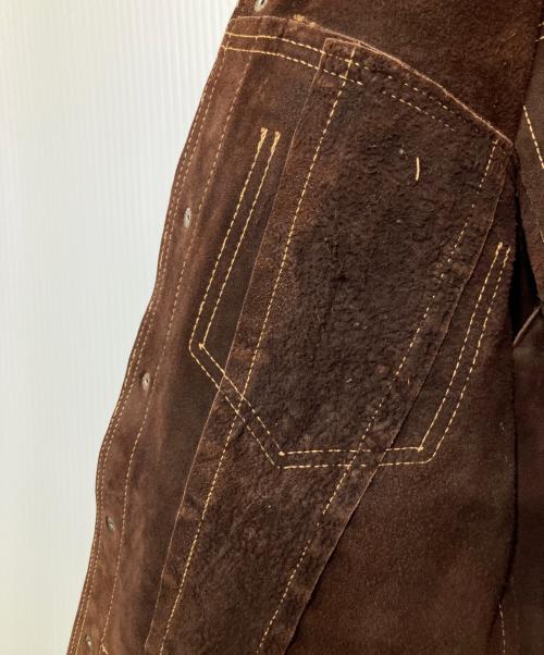 ELTORO BRAVO（ELTORO BRAVO）eltoro bravo (ELTORO BRAVO) レザージャケット ブラウン サイズ:36の古着・服飾アイテム